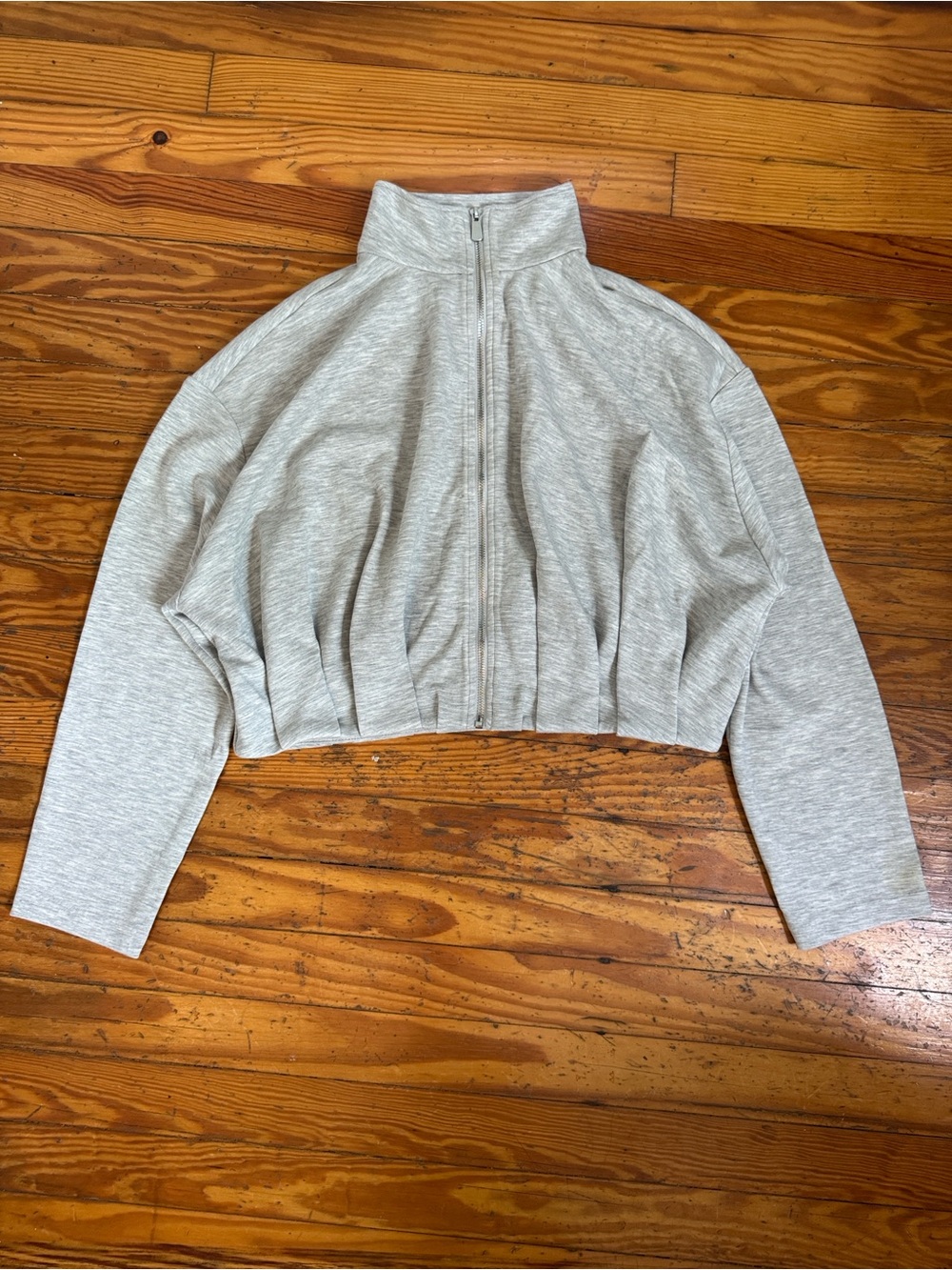 Daily Practice Neo Zip-Up Jacket Heather Grey - Picture 4 of 11